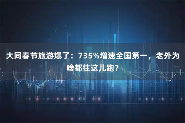 大同春节旅游爆了:735%增速全国第一,老外为啥都往这儿跑?